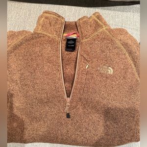 Men’s North Face Fleece Pullover Brown/Tan/Khaki